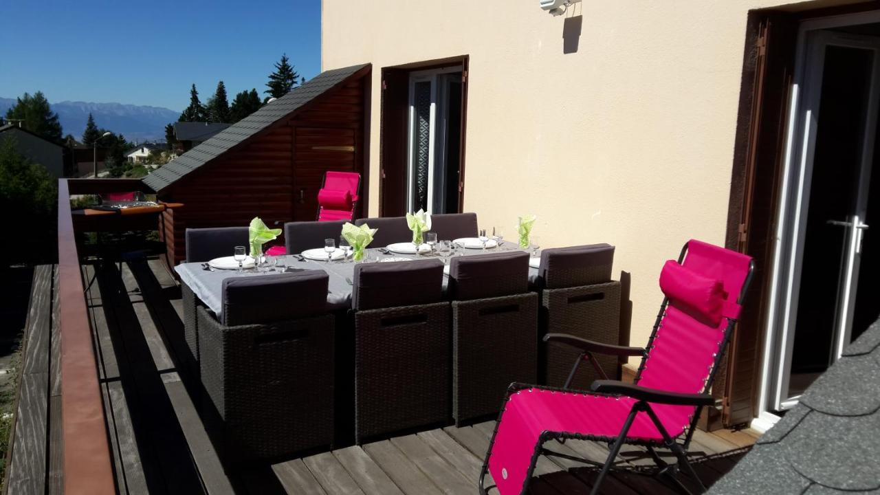 Residence Campredon - Decoration Typique - 25M2 De Terrasse Amenagee Plein Sud Avec Vue Panoramique - Internet - Jardin - Parking - Navette - Linge Et Menage En Options Payantes Font-Romeu-Odeillo-Via Bagian luar foto